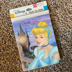 Cinderella Thank You Cards - New in Package